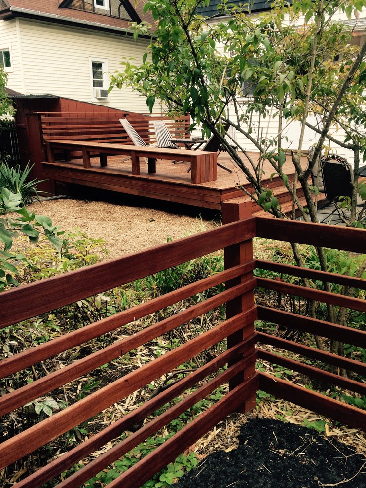 Inspiration for a modern backyard deck remodel