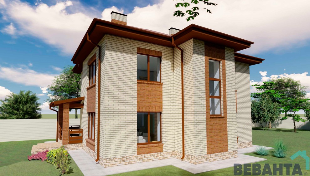 Загородный дом по проекту "Валенсия"