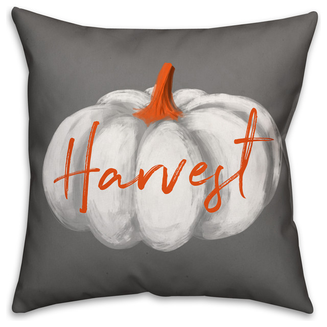 white pumpkin pillow