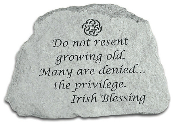 "Do Not Resent" Garden Stone