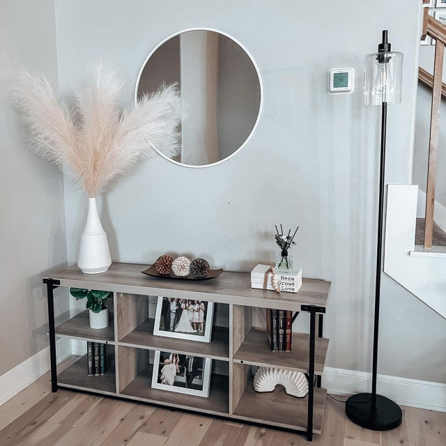 Houzz Storage Cube TV Stand Media Console For Up To 65 Inch Modern