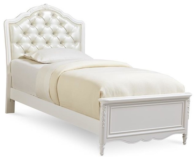 Pulaski Sweet Heart Upholstered Bed With Storage Footboard Pulaski Sweet Heart Upholstered Bed With Storage Footboard Traditional Kids Beds By Beyond S