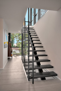 staircase modern crockett residence