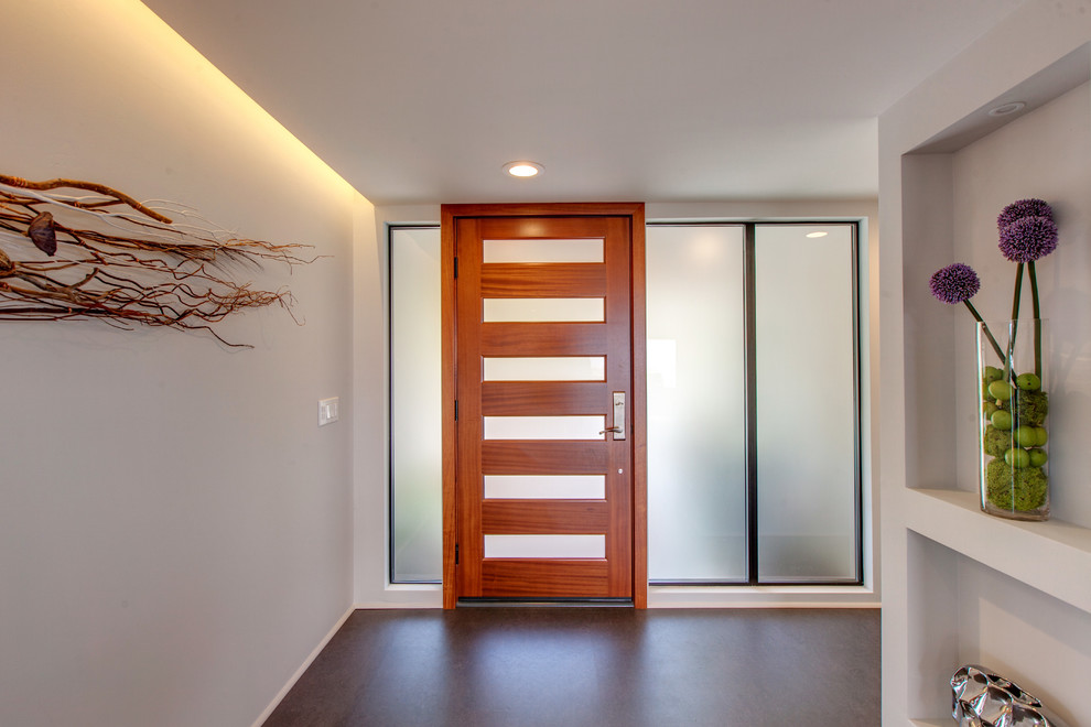Colorful Composition Whole Home Remodel - Contemporary - Entry - San ...
