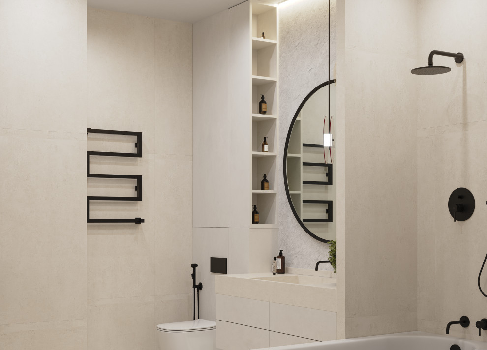 Дизайн-проект 1-комнатной квартиры. ЖК Атмосфера в центре