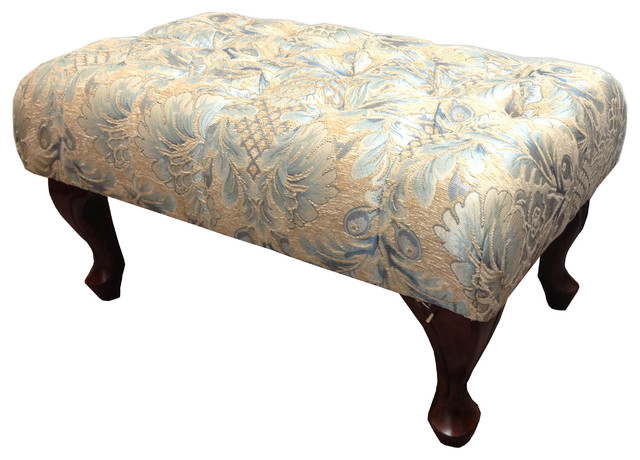 Classic Button-tufted Bench Ottoman