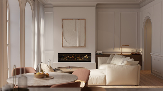 LE1550 Electric Fireplace traditional-living-room