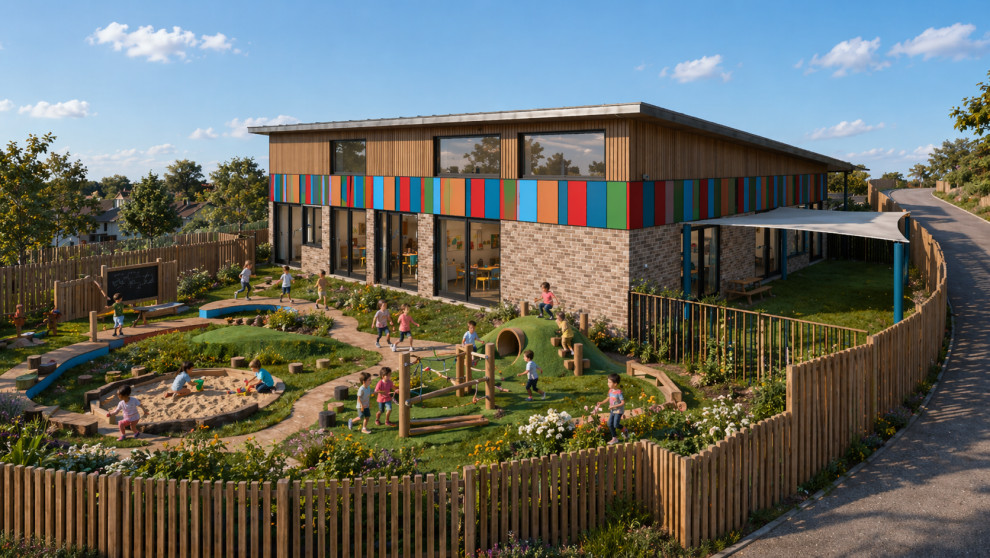 A playful and contemporary childcare