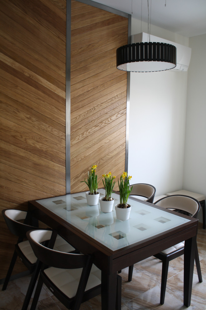 Реализованный проект "Квартира в полосатом доме на Академика  Янгеля"