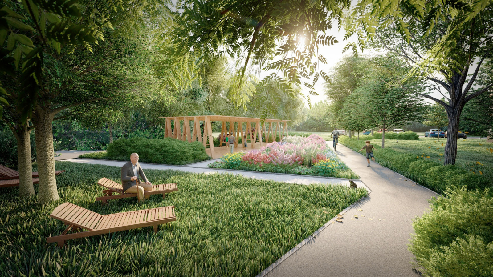 Проект общественного пространства «Хаппала» в поселке Ленинское.