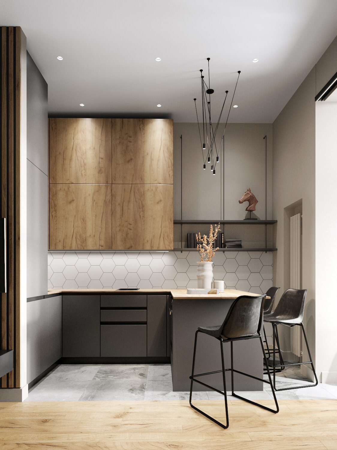 Стильная однушка с нордическим характером