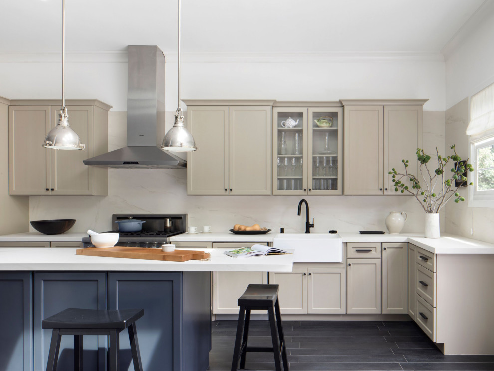 Cole Valley - Maria Khouri Haidamus Interiors - Transitional - Kitchen ...