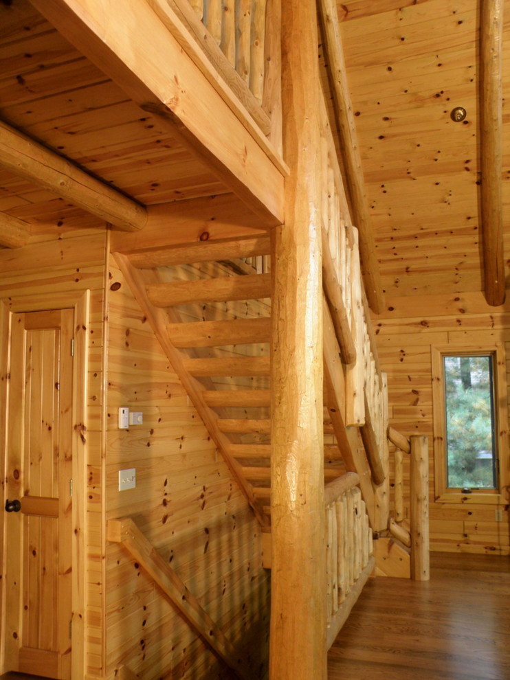 Tongue And Groove Paneling On The Ceiling And Knotty Pine Paneling