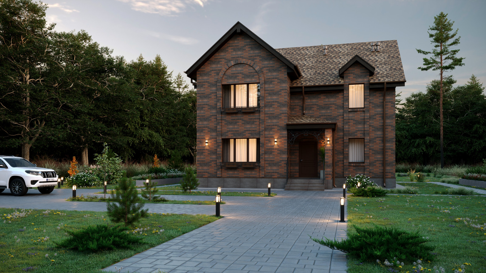 Остин в баварской кладке