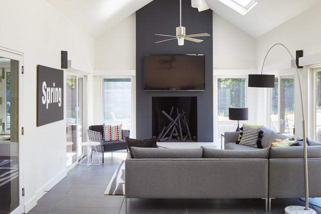 Hostess House contemporain-salon