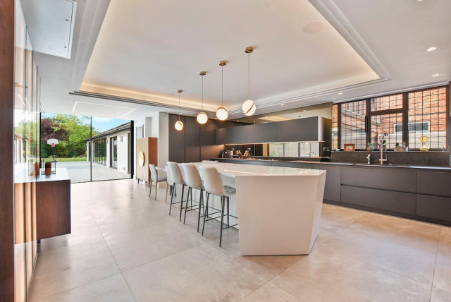 The Mock Tudor House contemporary-kitchen