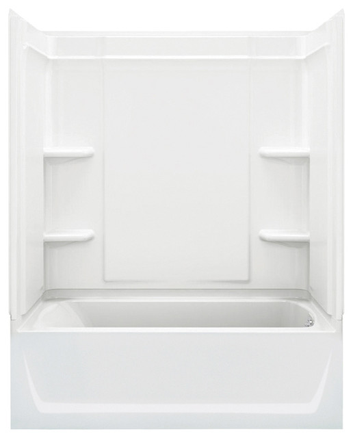 Sterling Ensemble 74.25"x60"x31.25" Vikrell Tub/Shower Contemporary