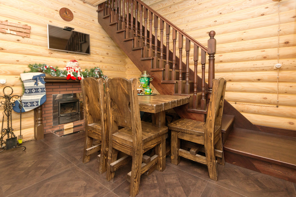 Баня из оцилидрованного бревна "Супонево"