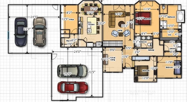 Space Planning Services transitional-interior-elevation