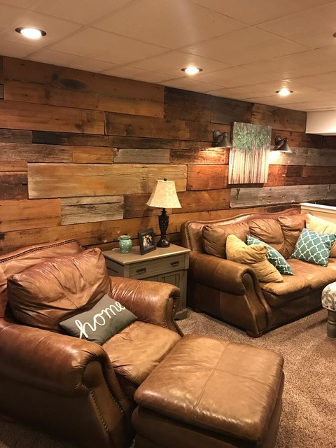 Mixed Reclaimed Barn Siding Feature Wall Philadelphia Country