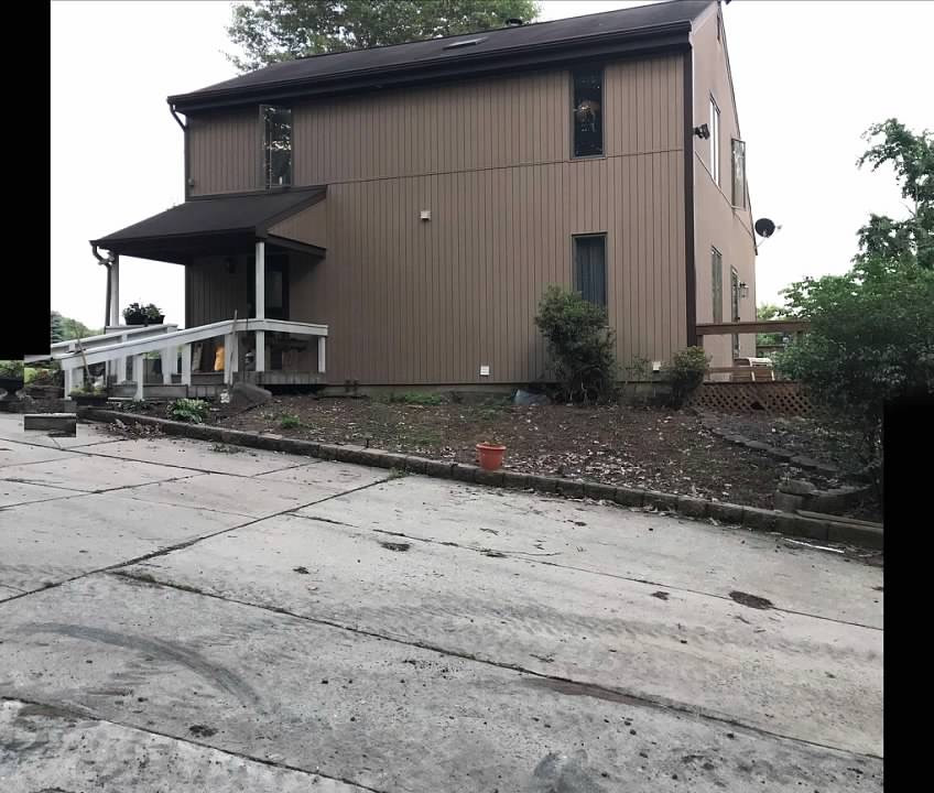 Help! Blank space on exterior wall