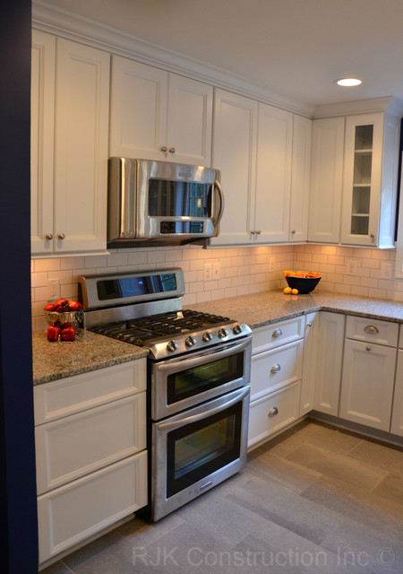Blue and White Kitchen contemporary-kitchen
