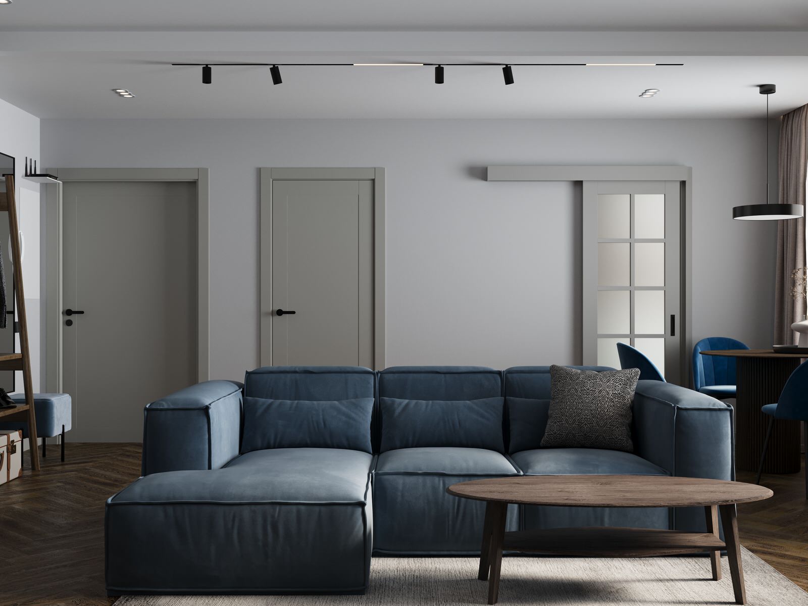 Уютная перепланировка 3-х комнатной хрущевки