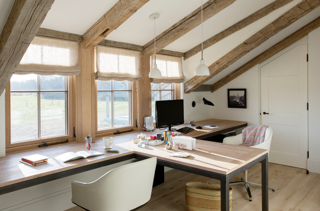 The Grey Barn country-home-office-and-library