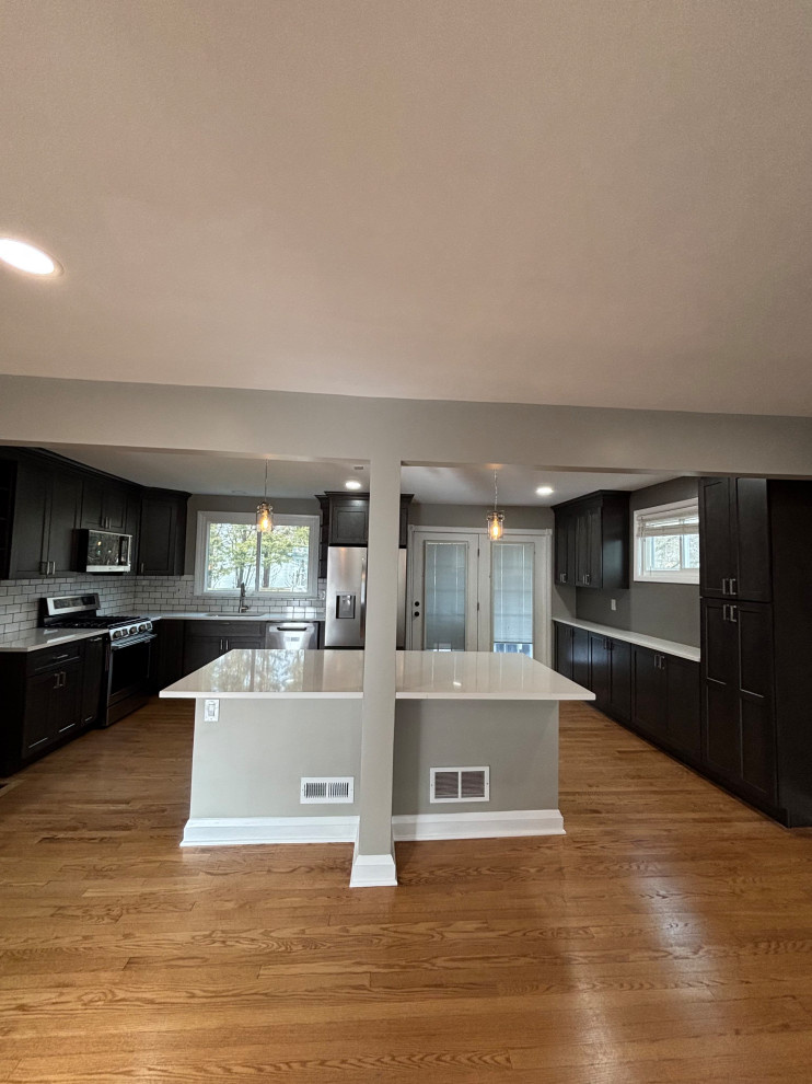 Open concept kitchen