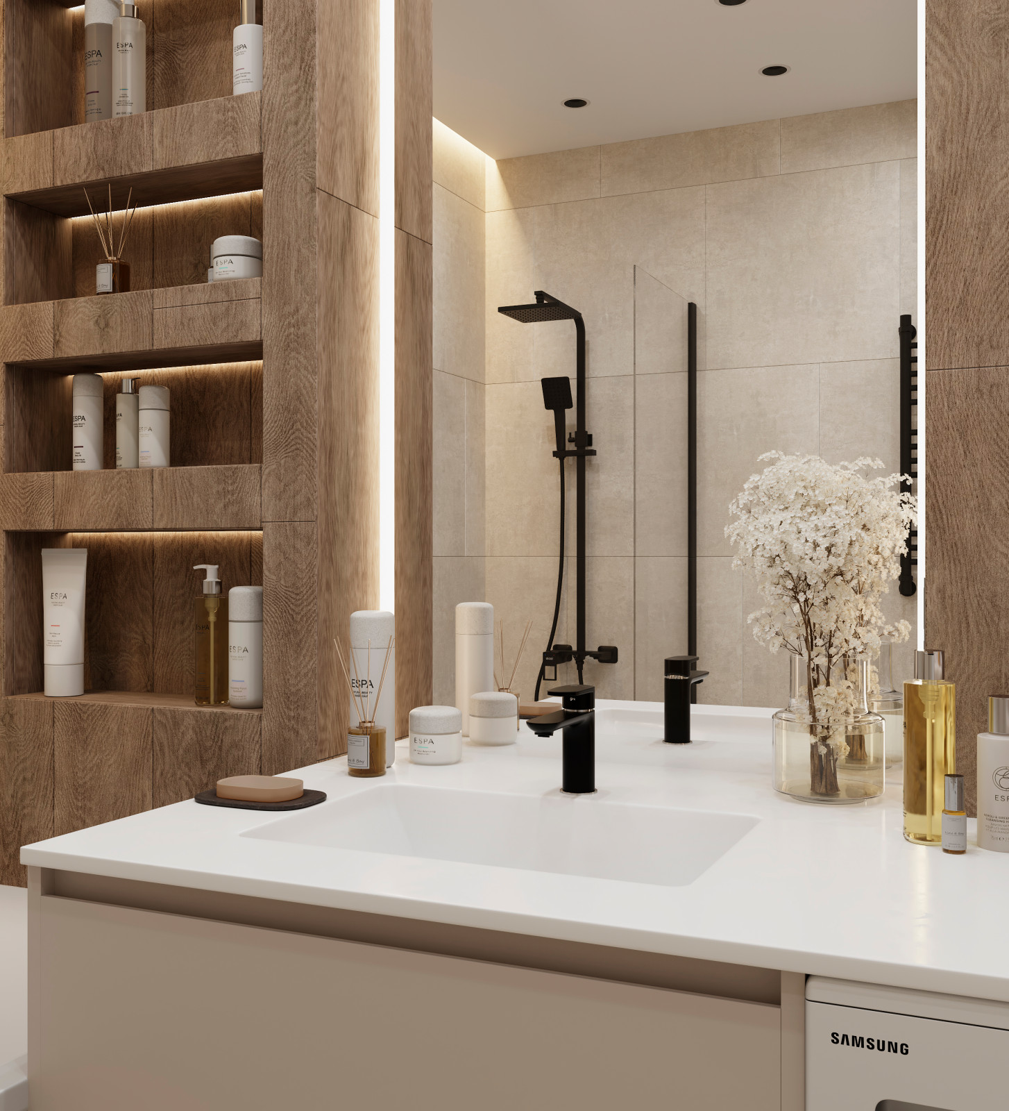 Квартира минимализм для небольшой семьи