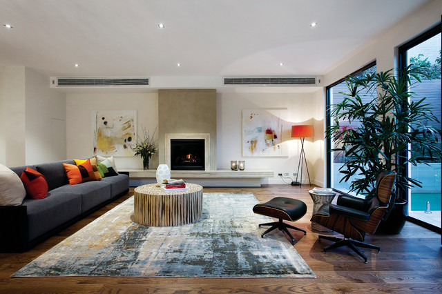 Toorak contemporary-family-room