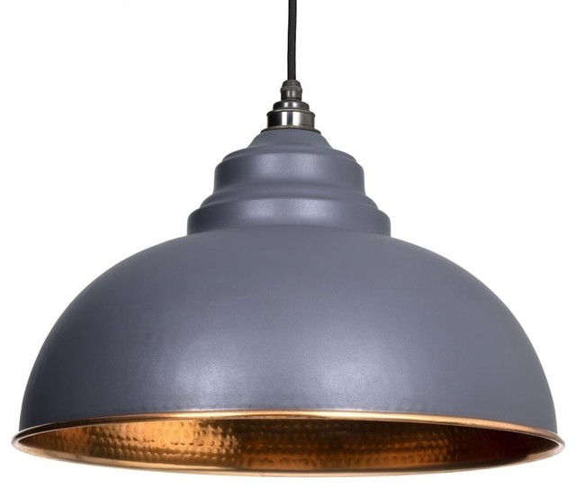 From The Anvil Harborne Pendant Hammered Copper Contemporary From The Anvil Harborne Pendant Hammered Copper Contemporary Lighting By Period Property