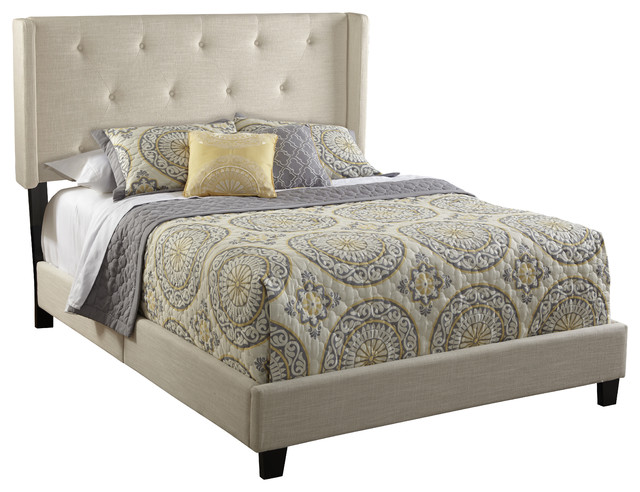 Pulaski All-N-One Fully Upholstered Shelter Queen Bed DS-1930-290
