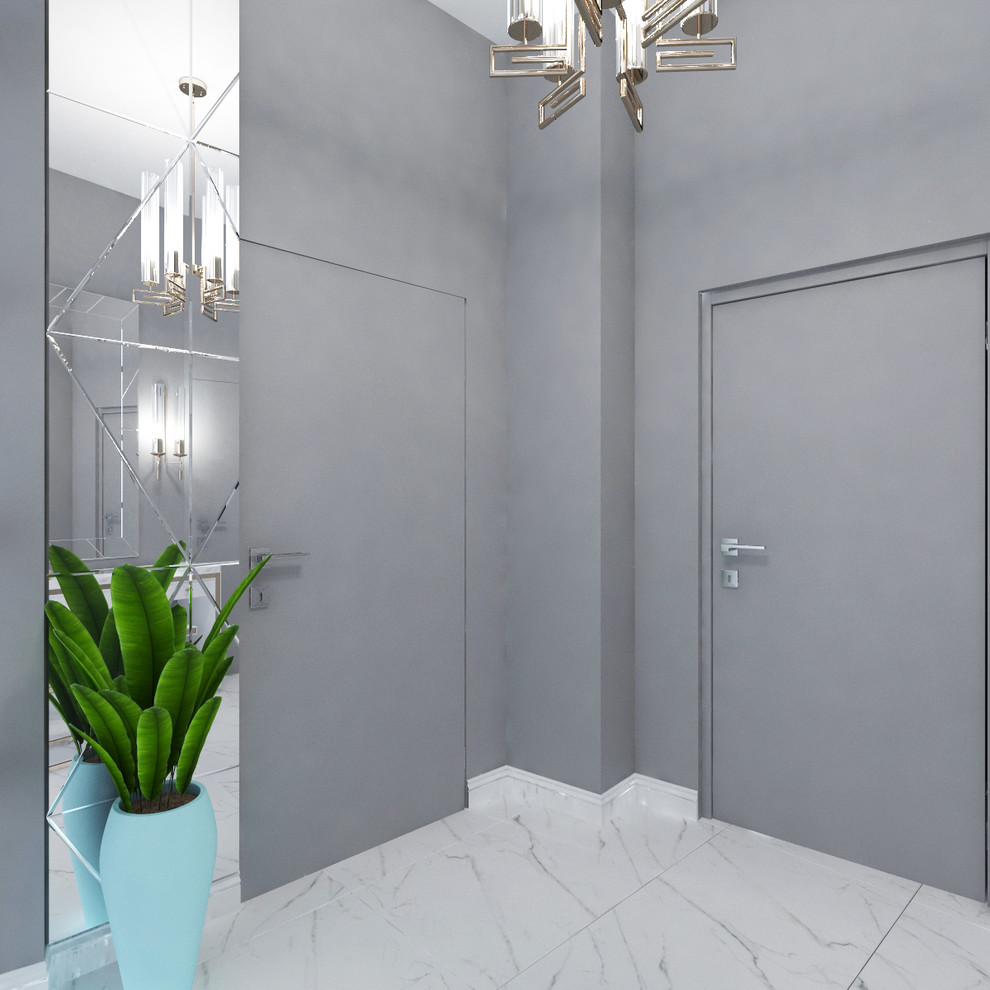 Дизайн интерьера трехкомнатной квартиры 115 м2 (Санкт-Петербург) прихожая