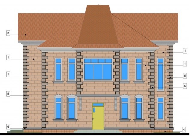 Кирпичный индивидуальный жилой дом [001.14]