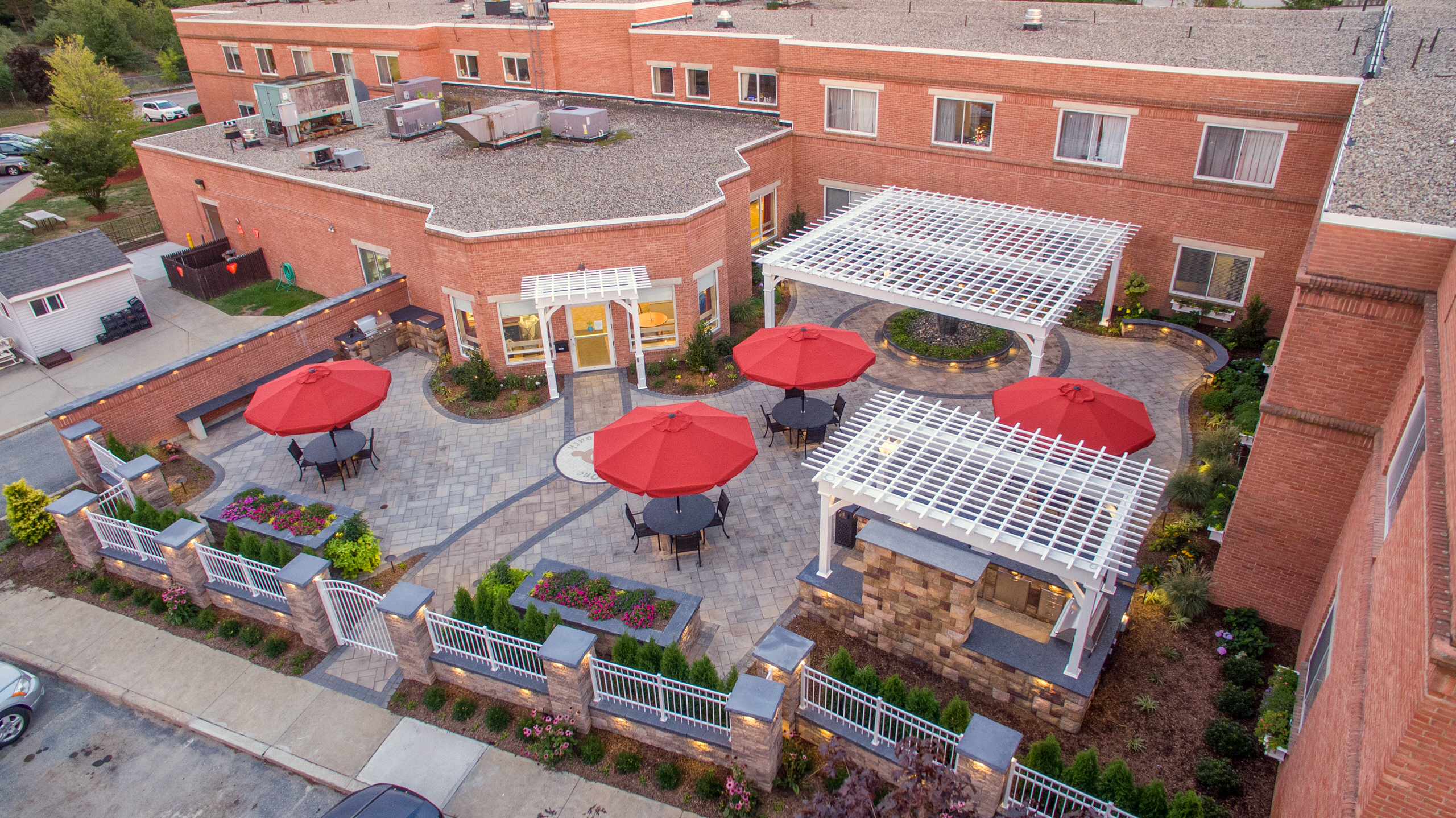 Weymouth Massachusetts Courtyard