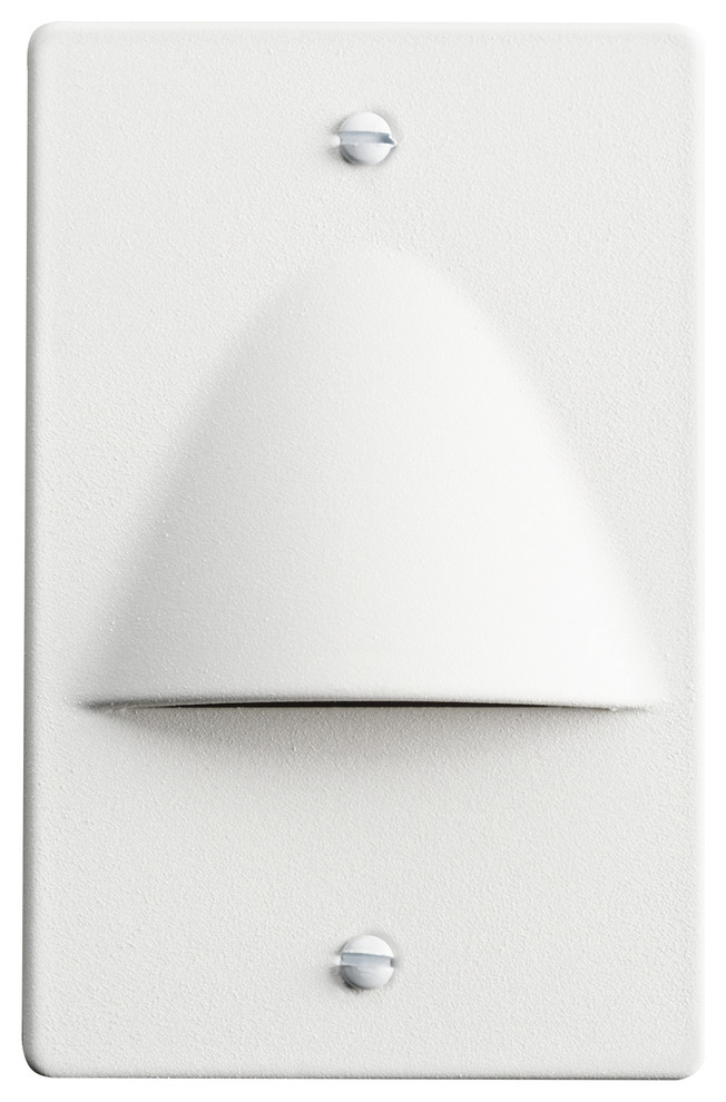 Kichler LED Step Light Non Dimmable, White Transitional Stair And