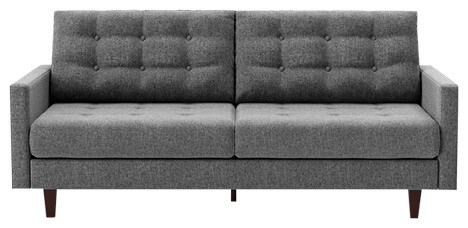 Abby Sofa Transitional Sofas By Inmod Abby Sofa Dark Gray
