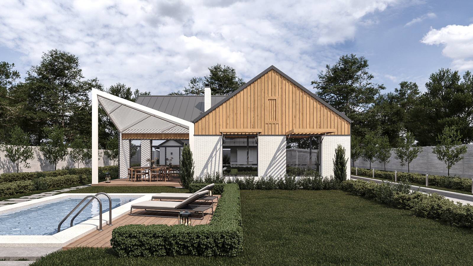 Дом в коттеджном посёлке Краснодара для 5 человек