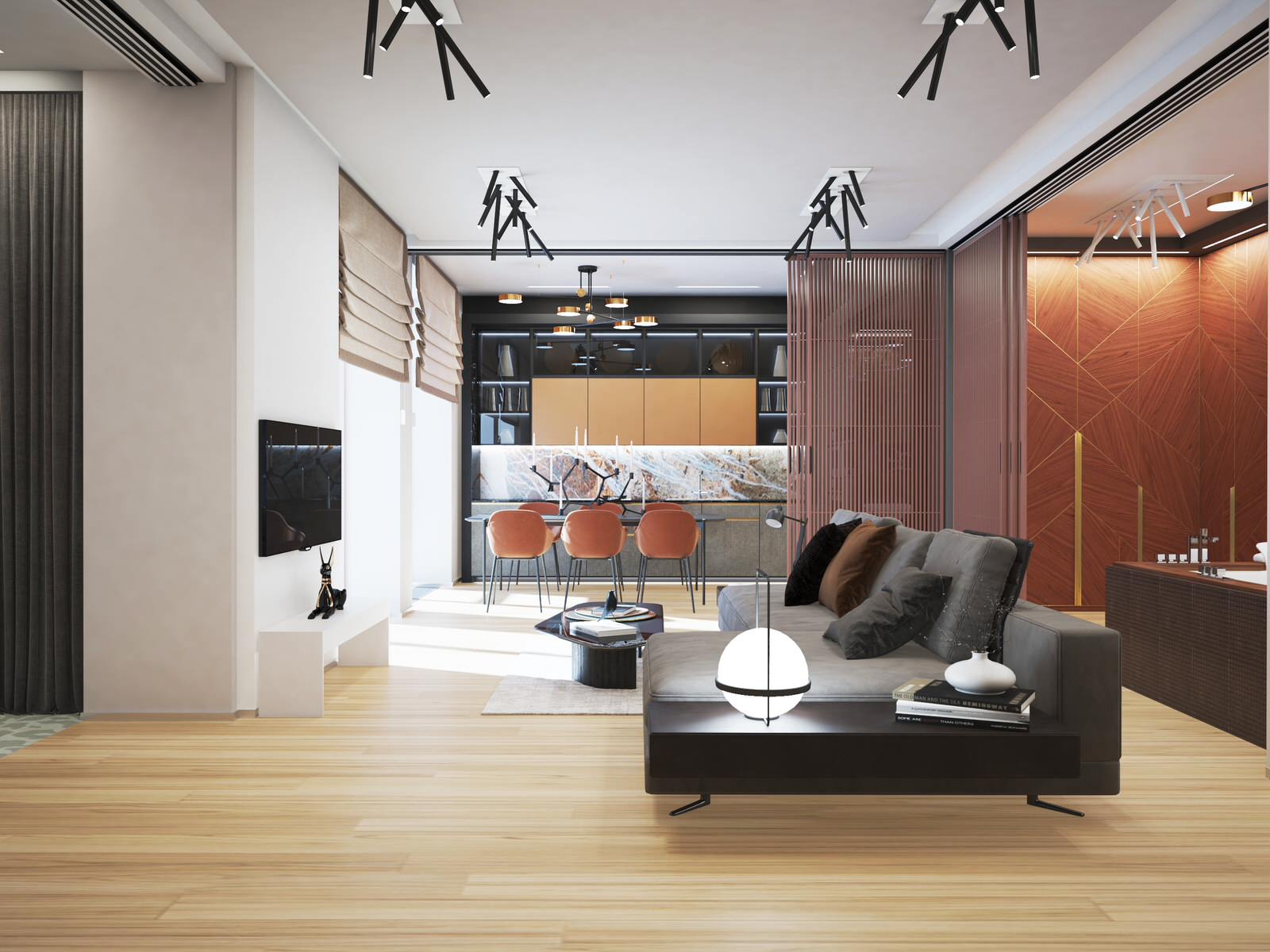 Большая студия со стрекозами.