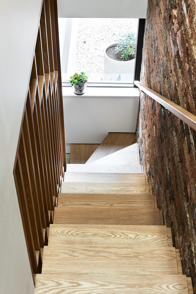 This is an example of a scandinavian staircase in Sydney.