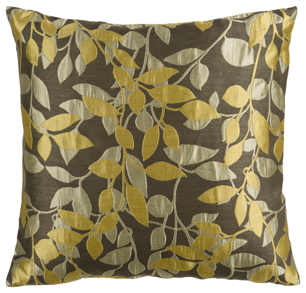 Surya Pillow Kit Down Feathers Square Twill 22   x 22   Accent Pillow