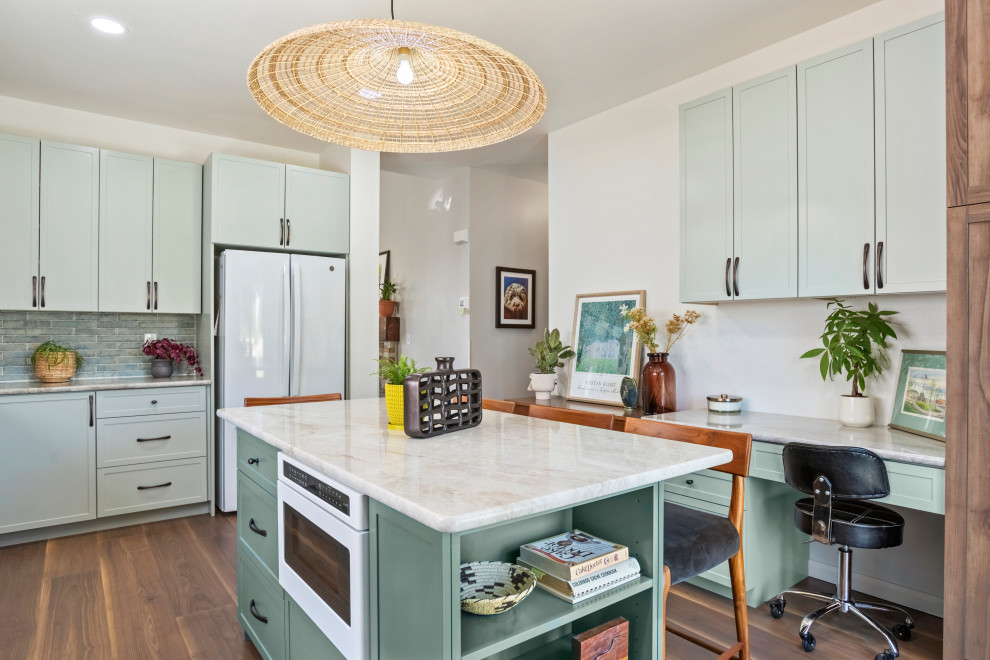Calming Sage Green Kitchen
