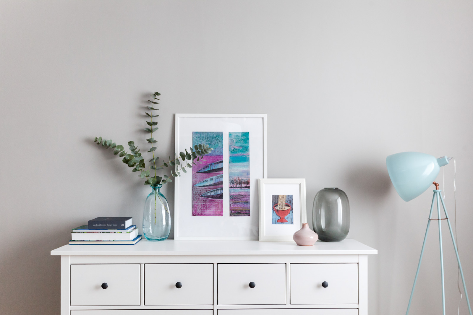 Картины для спальни, "Чаши" в технике пастель. В проект Светланы Носовой.