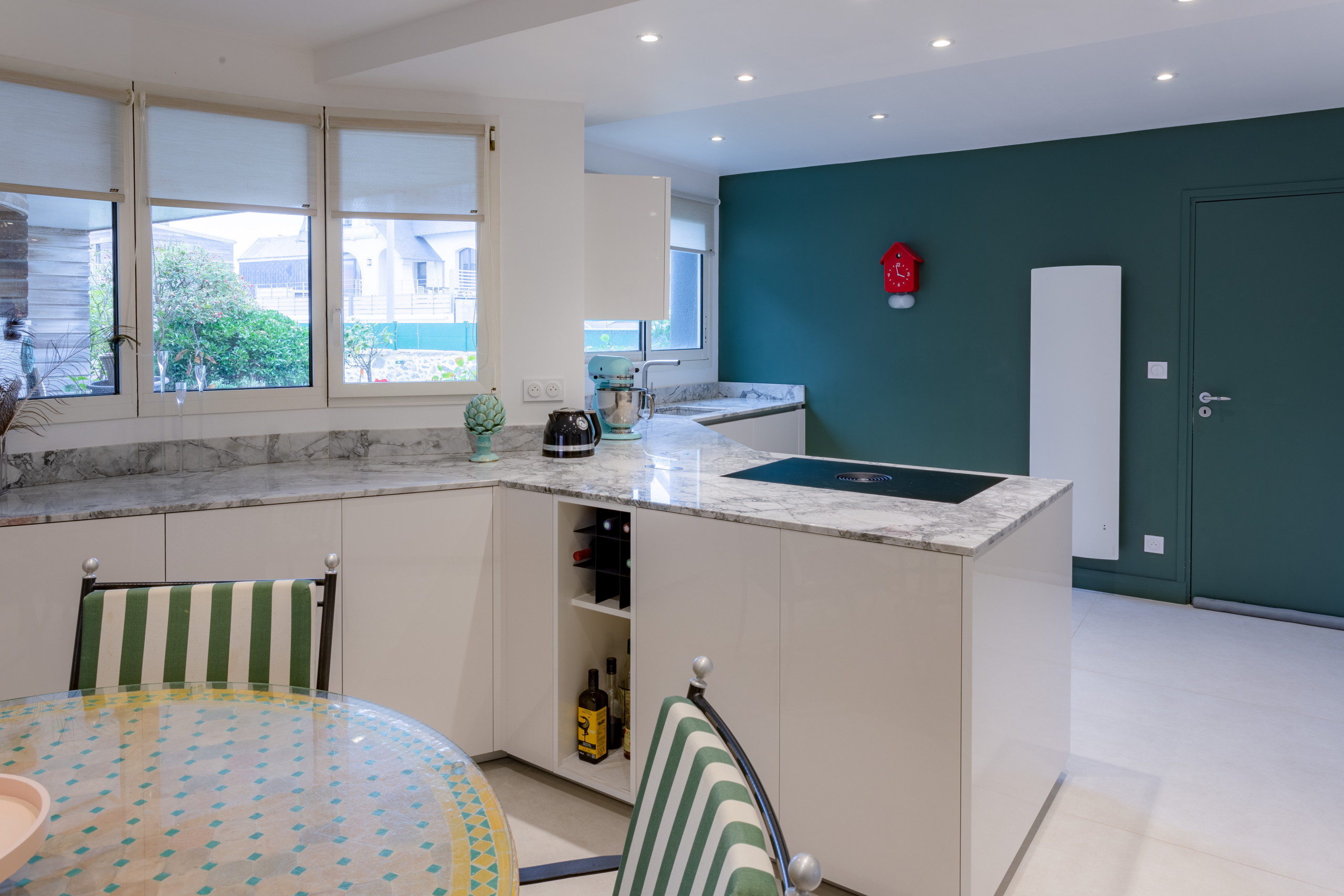 Création d'une cuisine atypique dans une maison d'architecte