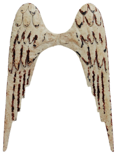 metal angel wings wall