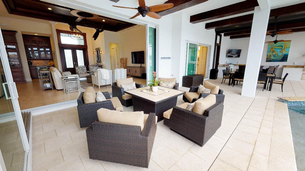 Patio - transitional patio idea