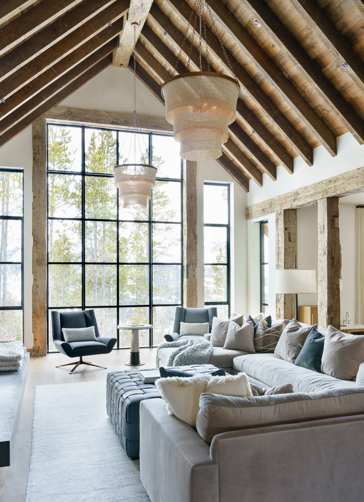 Lone Peak Retreat - Rustic - Living Room - Other - by North Fork ...