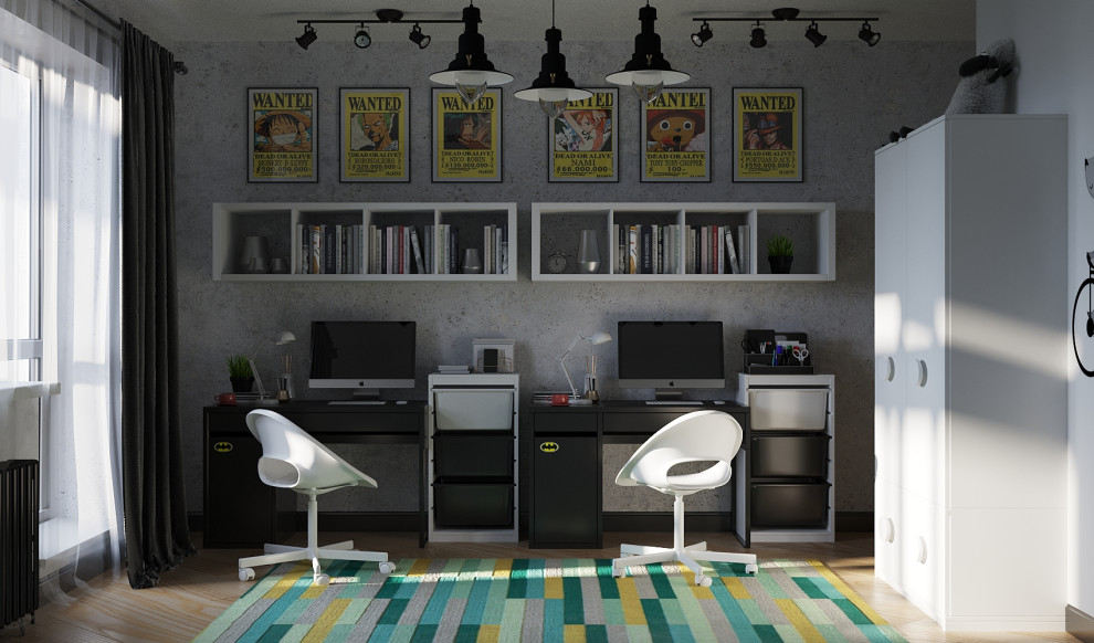 Детская комната современный стиль, мебель Икеа