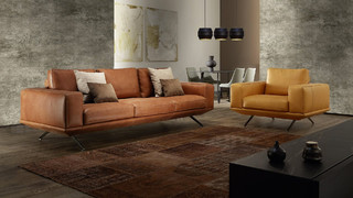 Divani Chateau Dax Leather Sofa.Chateau D Ax Italian Sofa Set Universal 2221 Mig Furniture Modern Living Room New York By Mig Furniture Design Inc